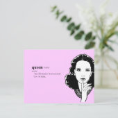 CARTE POSTALE QUEEN (Debout devant)