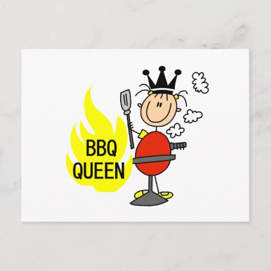 Carte Postale Queen BBQ (Devant)
