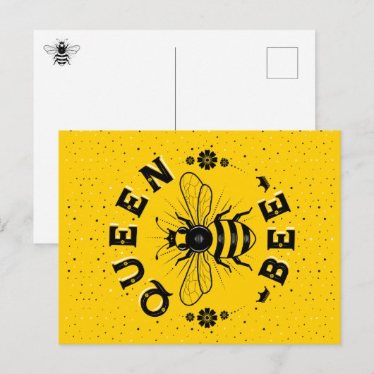 Carte postale Queen Bee (Devant / Derrière)