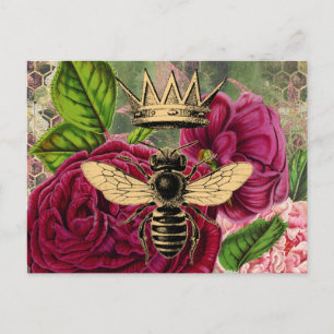 Carte Postale Queen Bee & Mystic Roses