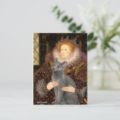 Carte Postale Queen - chat bleu russe (Debout devant)