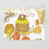 Carte Postale Queen Elizabeth 1 Funny Cake History Dessin d'art (Devant)