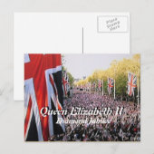 Carte postale Queen Elizabeth Diamond Jubilee (Devant / Derrière)