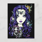 Carte postale Queen Fae Dark Faery Goddess (Devant)