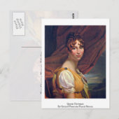 Carte Postale Queen Hortense Par Gerard Francois Pascal Simon (Devant / Derrière)