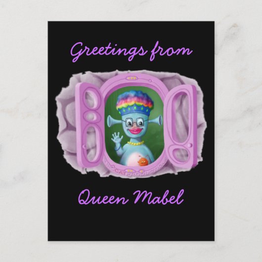 Carte Postale Queen Mabel & Cedric (Devant)