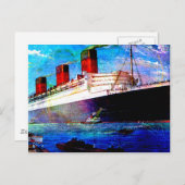 CARTE POSTALE QUEEN MARY 2 (Devant / Derrière)