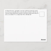 Carte Postale Queen Mother Dilemma dans le jardin Art Nouveau (Dos)