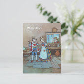 Carte Postale Queen of Hearts Nursery rhyme (Debout devant)