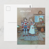 Carte Postale Queen of Hearts Nursery rhyme (Devant / Derrière)