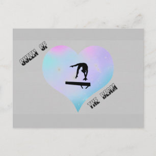 Carte postale Queen of the Beam Gymnastics