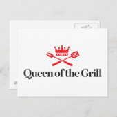 Carte Postale Queen of the Grill (Devant / Derrière)