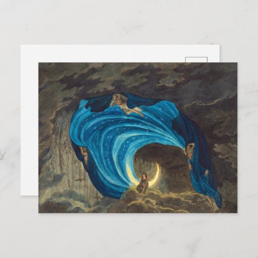 Carte Postale Queen of the Night Scene by Simon Quaglio (Devant / Derrière)