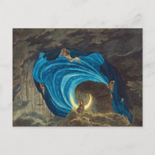 Carte Postale Queen of the Night Scene by Simon Quaglio