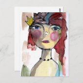 Carte Postale Queenie (Devant / Derrière)