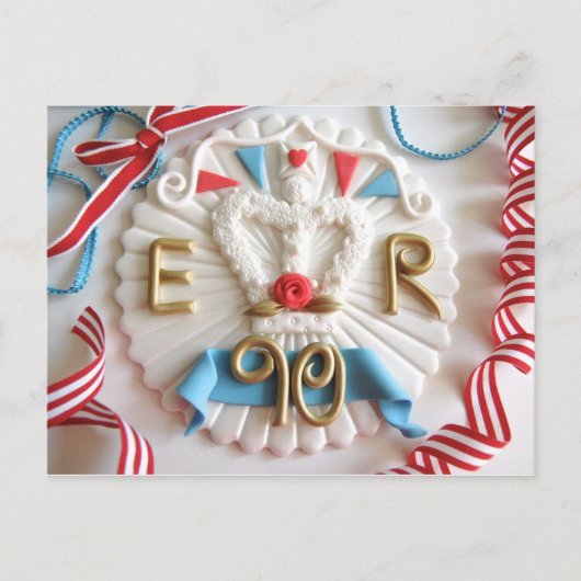Carte postale Queen's 90th Birthday (Devant)