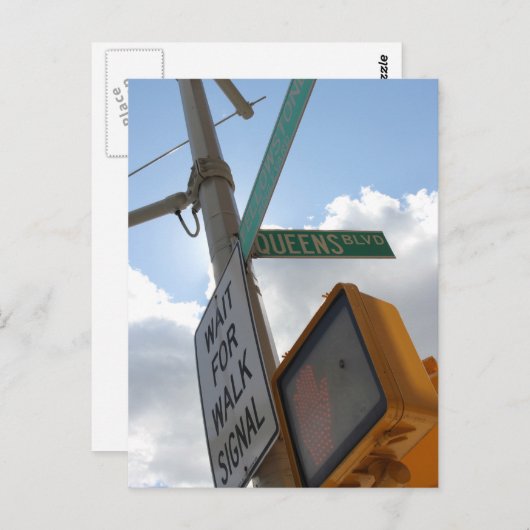 Carte Postale Queens Blvd (Devant / Derrière)