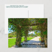 Carte Postale Queen's Wreath Naples Jardin botanique, Floride (Devant / Derrière)