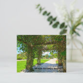 Carte Postale Queen's Wreath Naples Jardin botanique, Floride (Debout devant)