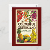 Carte Postale Queensland Australie (Devant / Derrière)