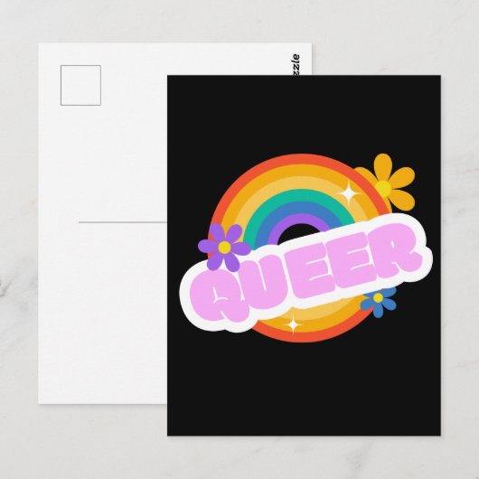 Carte Postale Queer. LGBT+Pride. Affiche (Devant / Derrière)