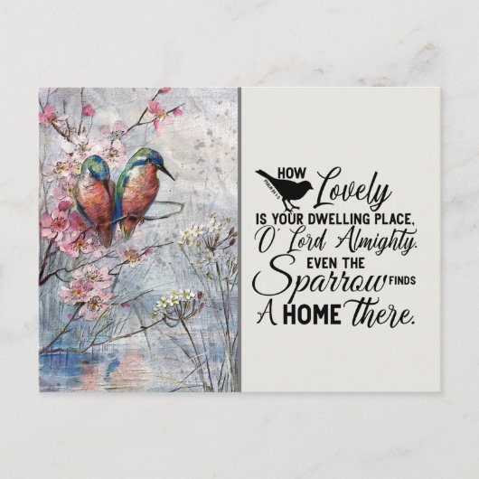 Carte Postale Quel charme y a-t-il dans votre demeure O Éternel  (Devant)