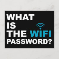 Quel est le mot de passe WIFI Drôle
