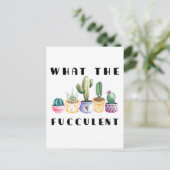 Carte Postale Quel Fucculent (Debout devant)