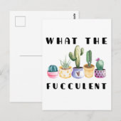 Carte Postale Quel Fucculent (Devant / Derrière)