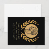 Carte Postale Quel Gros Couteau Vous Avez - Julius César (Devant / Derrière)