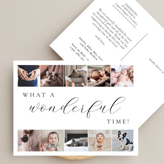 Carte Postale Quel moment merveilleux Multi Photo Minimal Nouvea