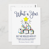 Carte Postale Quelle année Noël voeux (Devant / Derrière)