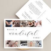 Carte Postale Quelle merveilleuse période Multi Photo Minimal No