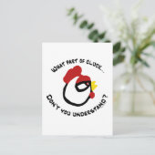 Carte Postale Quelle partie de Cluck... (Debout devant)