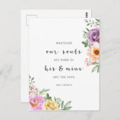 Carte Postale Quelle que soit la substance de nos âmes, Emily Br (Devant / Derrière)