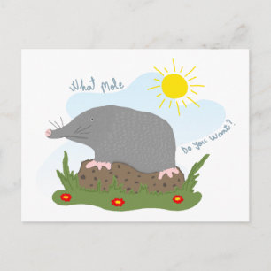 Carte Postale Quelle taupe veux-tu ?