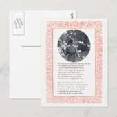 Carte Postale Quelles Lèvres Mes Lèvres Ont Baisées, Où, Et Pour (Devant / Derrière)