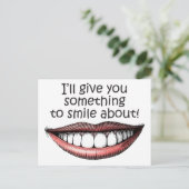 Carte Postale quelque chose à sourire (Debout devant)