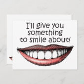 Carte Postale quelque chose à sourire (Devant / Derrière)