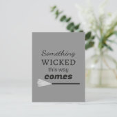 Carte Postale Quelque Chose De Mal De Cette Façon Arrive (Debout devant)