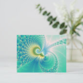 Carte Postale Quelque chose de poisson - Art fractal (Debout devant)