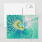 Carte Postale Quelque chose de poisson - Art fractal (Devant / Derrière)