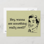 Carte Postale Quelque chose de vraiment houle (Devant / Derrière)