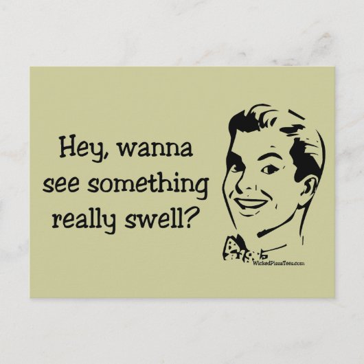 Carte Postale Quelque chose de vraiment houle (Devant)