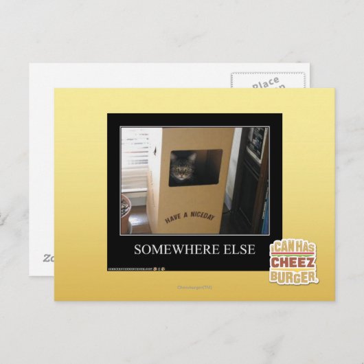 Carte Postale Quelque part ailleurs (Devant / Derrière)