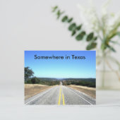 Carte Postale Quelque Part Au Texas (Debout devant)