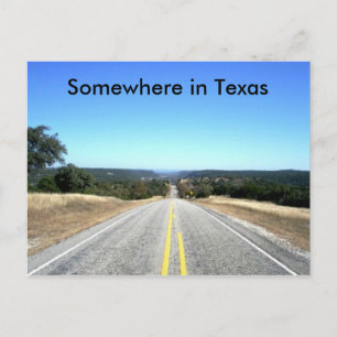 Carte Postale Quelque Part Au Texas