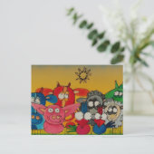 Carte Postale quelqu'un a vu pietje ? (Debout devant)