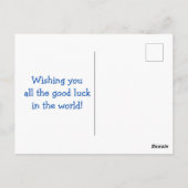 Carte Postale Quelqu'un avec AUTISM éclaire mon monde (Dos)