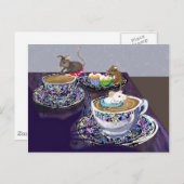 Carte Postale Quelqu'un de thé ? (Devant / Derrière)